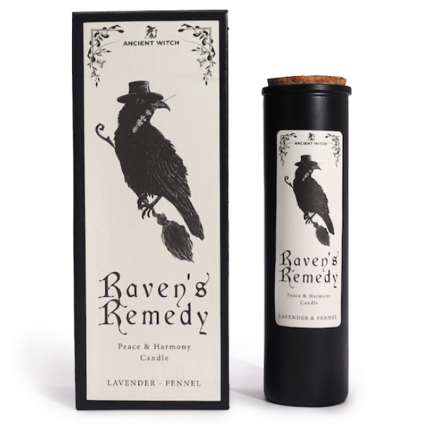Ancient Witch Ritual Candle Ravens Remedy